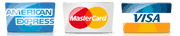 we accept visa, mastercard, american express and paypal